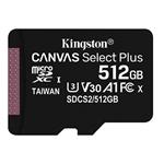 Kingston 512GB micSDXC Canvas Select Plus 100R A1 C10 - 1 ks SDCS2/512GBSP