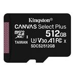 Kingston 512GB micSDXC Canvas Select Plus 100R A1 C10 - 1 ks SDCS2/512GBSP