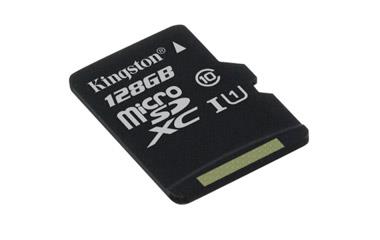Kingston Canvas Select - Paměťová karta flash - 128 GB - UHS-I U1 / Class10 - microSDXC UHS-I SDCS/128GBSP