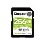 Kingston Canvas Select Plus - Paměťová karta flash - 256 GB - Video Class V30 / UHS-I U3 / Class10 SDS2/256GB