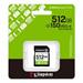 Kingston Canvas Select Plus - Pametová karta flash - 512 GB - Video Class V30 / UHS-I U3 / Class10 - SDXC UHS SDS3/512GB