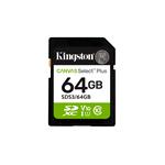 Kingston Canvas Select Plus/SDXC/64GB/UHS-I U1 / Class 10 SDS3/64GB