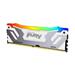 KINGSTON CUDIMM DDR5 24GB 8400MT/s CL40 FURY Renegade RGB White XMP KF584CU40RWA-24