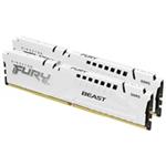 KINGSTON DIMM DDR5 32GB (Kit of 2) 6000MT/s CL30 ECC FURY Beast EXPO Bílá KF560C30BWEK2-32