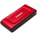 Kingston Flash SSD 2TB XS1000 External USB-C 3.2 Gen 2x2 Portable Solid State Drive RED SXS1000R/2000G