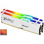 Kingston FURY Beast EXPO/DDR5/32GB/6000MHz/CL36/2x16GB/RGB/White KF560C36BWE2AK2-32