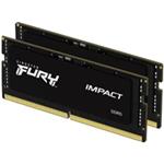 Kingston FURY Impact/SO-DIMM DDR5/32GB/6400MHz/CL38/2x16GB/Black KF564S38IBK2-32