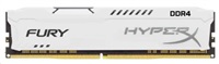 KINGSTON HyperX FURY 16GB DDR4 2400Mhz / DIMM / CL15 / bílá HX424C15FW/16