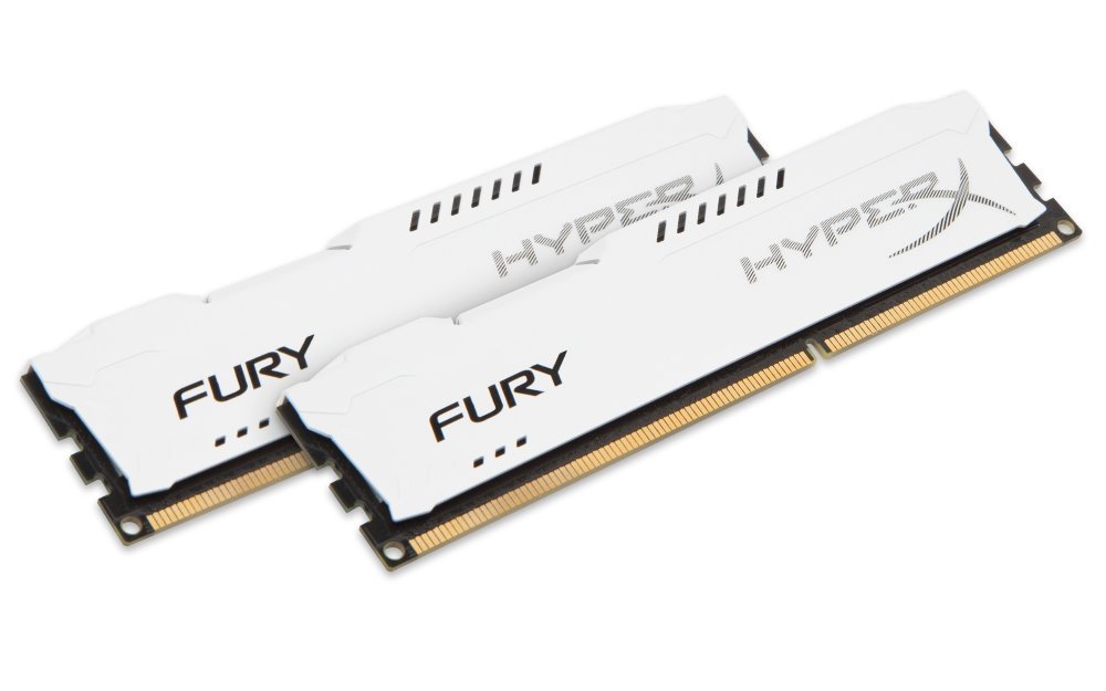 KINGSTON HyperX FURY 32GB DDR4 3466MHz / DIMM / CL19 / bílá / KIT 2x 16GB HX434C19FWK2/32