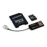 Kingston Multi-Kit / Mobility Kit - Pamě?ová karta flash (adaptér microSDHC - SD zahrnuto) - 8 GB - MBLY4G2/8GB