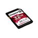 Kingston SDHC Canvas React 32GB 100R/70W CL10 UHS-I U3 V30 A1 SDR/32GB