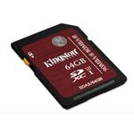 Kingston Secure Digital Card, 64GB, SDXC, SDA3/64GB, UHS-I U3