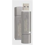 Kingston USB flash disk, 3.0, 32GB, Data Traveler Locker+ G3, strieborný, DTLPG3/32GB