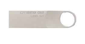 Kingston USB flash disk, 3.0, 64GB, Data Traveler SE9, strieborný, DTSE9G2/64GB, kovový