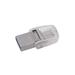 Kingston USB flash disk OTG, 3.1/3.1 Typ C, 32GB, DataTraveler microDuo 3C, priehľadný, DTDUO3C/32G DTDUO3C/32GB