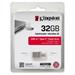 Kingston USB flash disk OTG, 3.1/3.1 Typ C, 32GB, DataTraveler microDuo 3C, priehľadný, DTDUO3C/32G DTDUO3C/32GB