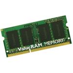 Kingston ValueRAM - DDR3 - 2 GB - SO-DIMM 204-pin - 1333 MHz / PC3-10600 - CL9 - 1.5 V - bez vyrovn KVR13S9S6/2