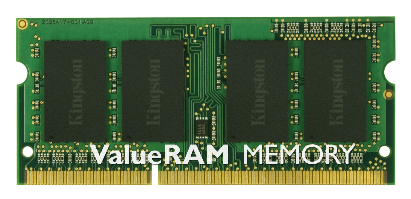 Kingston ValueRAM - DDR3 - 8 GB: 2 x 4 GB - SO-DIMM 204-pin - 1333 MHz / PC3-10600 - CL9 - 1.5 V - KVR13S9S8K2/8