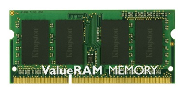 Kingston ValueRAM - DDR3 - 8 GB - SO-DIMM 204-pin - 1600 MHz / PC3-12800 - CL11 - 1.5 V - bez vyrov KVR16S11/8