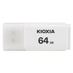 Kioxia USB flash disk, USB 2.0, 64GB, Hayabusa U202, Hayabusa U202, biely, LU202W064GG4 DH064KXXXT20