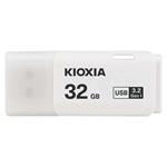 Kioxia USB flash disk, USB 3.0, 32GB, Hayabusa U301, Hayabusa U301, biely, LU301W032GG4