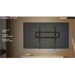 KIVI TV náklopný nástenný držiak, VESA max 400x600 , 37"- 80", max 45 kg, čierny BASIC-46T