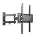 KIVI TV otočný držiak, dve ramená, VESA 100-400 , 32 - 55", čierny Motion-443A