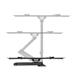 KIVI TV otočný držiak, dve ramená, VESA 100-400 , 32 - 55", čierny Motion-443A