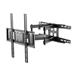 KIVI TV otočný držiak, dve ramená, VESA 100-400 , 37 - 80", čierny, 40 kg MOTION-466