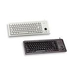 Klávesnica Cherry G84-4400LUBEU-0, KEY, USB, světlá, trackball, US