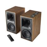 Klipsch The Fives, aktívne reproduktory, 160 W, Bass-reflex, BT, HDMI ARC, USB, Opt., Phono/Line In, hnedá, pár 1067563