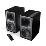 Klipsch The Fives, aktívne reproduktory, 160 W, Bass-reflex, BT, HDMI ARC, USB, Opt., Phono/Line In, matná čiern 1068026
