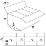 Klopová krabice, velikost 1, FEVCO 0201, 220 x 80 x 160 mm