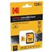 Kodak paměťová micro SD karta 128GB UHS-I U3 V30 Ultra + adaptér EKMSDM128GXC10HPRK