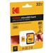 Kodak paměťová micro SD karta 32GB U1 V10 w/adapter EKMSDM32GHC10K