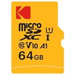 Kodak paměťová micro SD karta 64GB U1 V10 w/adapter EKMSDM64GXC10K
