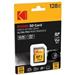 Kodak paměťová SD karta 128GB UHS-II U3 V60 Ultra Pro EKMSD128GUHS2V1K