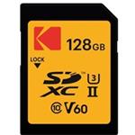 Kodak paměťová SD karta 128GB UHS-II U3 V60 Ultra Pro EKMSD128GUHS2V1K