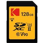 Kodak paměťová SD karta 128GB UHS-II U3 V90 Ultra Pro EKMSD128GUHS2V2K