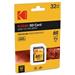 Kodak paměťová SD karta 32GB UHS-I U1 V10 Premium EKMSD32GHC10K