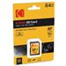 Kodak paměťová SD karta 64GB UHS-I U3 V30 Ultra EKMSD64GXC10HPRK