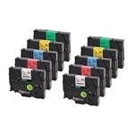 Kompatibilná páska BROTHER TZ335 biele písmo, čierna páska Tape (12mm) ECO-TZE-335