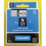 Kompatibilná páska DYMO 40916 D1 Black On Blue Tape (9mm) ECO-40916