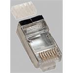 Konektor RJ45 FTP 8p8c, Cat 6, drát, skládaný