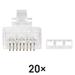 Konektor RJ45 pre UTP kábel (drôt), biely 8592920030165