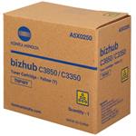 Konica Minolta originál toner A5X0250, yellow, 10000str., TNP48Y, Konica Minolta Bizhub C3350, C385