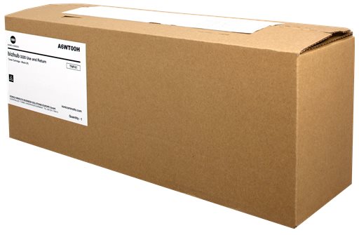 Konica Minolta originál toner A6WT00H, black, 10000str., return, Konica Minolta Bizhub 3320