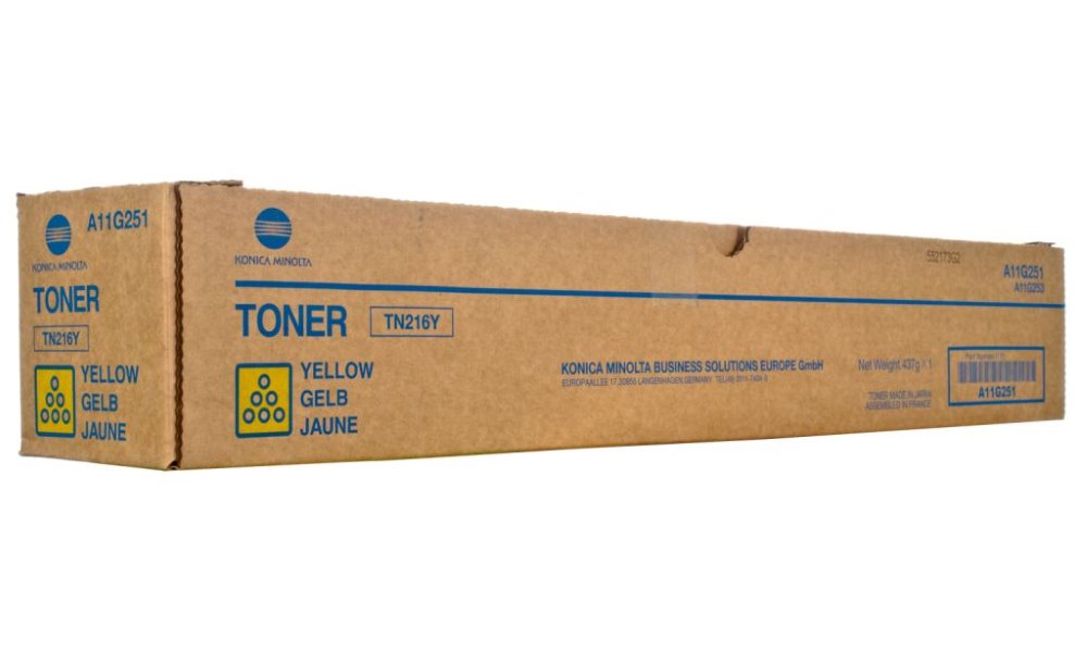 Konica Minolta Toner TN-216/ Bizhub C220/ C280/ 26 000 stran/ Žlutý A11G251