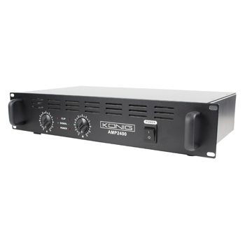 König PA-AMP2400-KN - PA zesilovač 2 x 120W