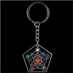 Konix Magic: The Gathering "Colors" Metal Keychain KX-MAG-KC-5C